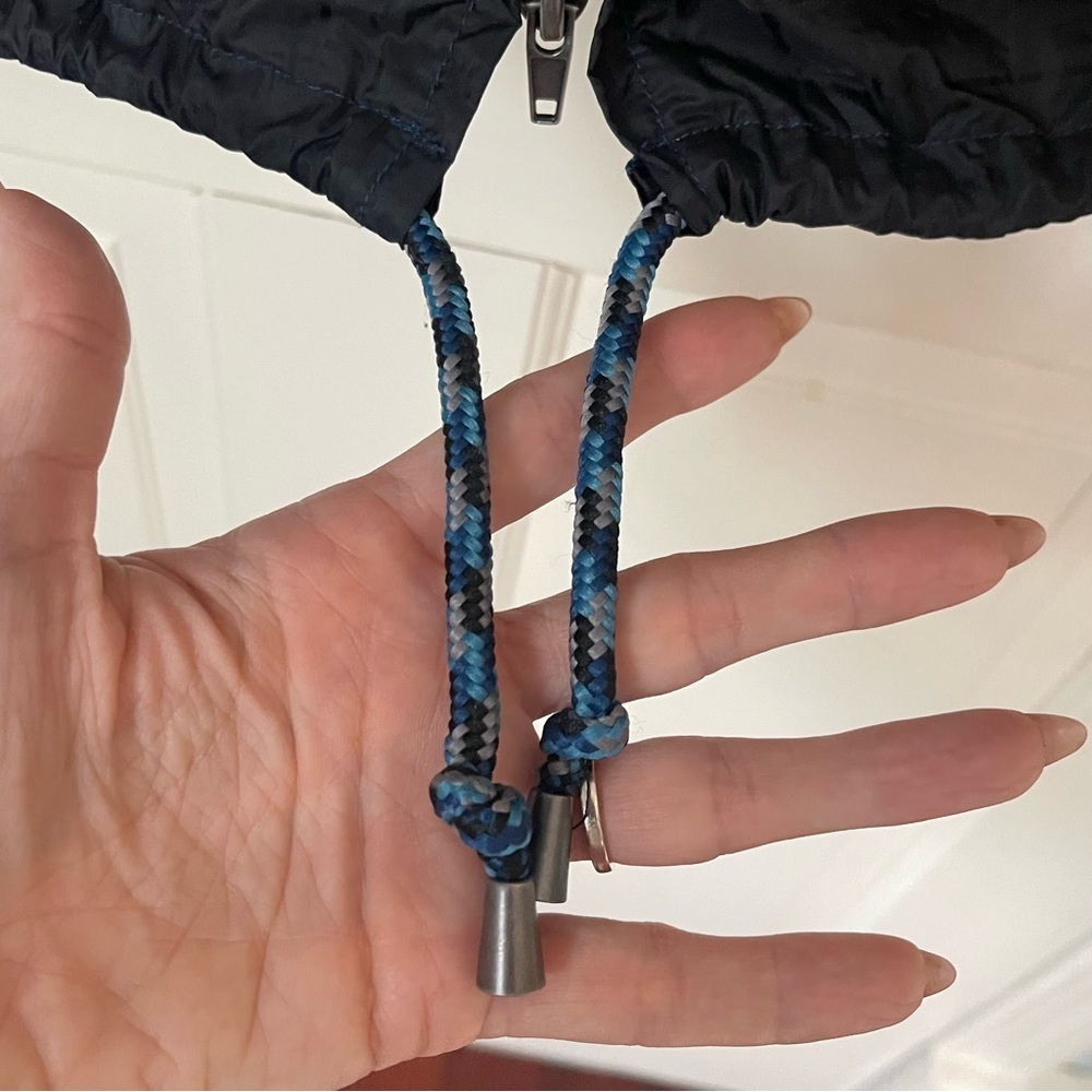 Free People Festival Parachute Jacket Windbreaker XS Black Packable Utility - Picture 7 of 12